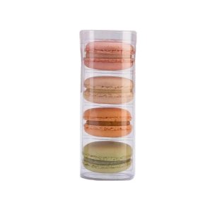 4 Bölmeli Dik Silindir Makaron Kabı - 360 lı