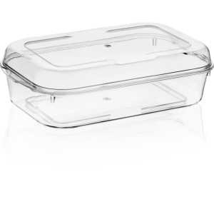 MAY 360 - 760 cc - 500 gr - Profiterole Kapaklı Kristal Kase - 150 li